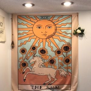 The sun tarot tapestry